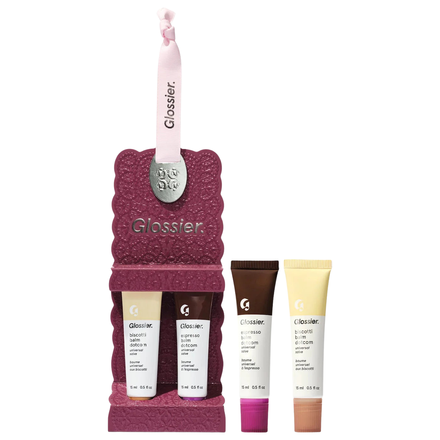 Glossier Limited Edition Biscotti and Espresso Balm Dotcom Duo Set in Biscotti and Espresso