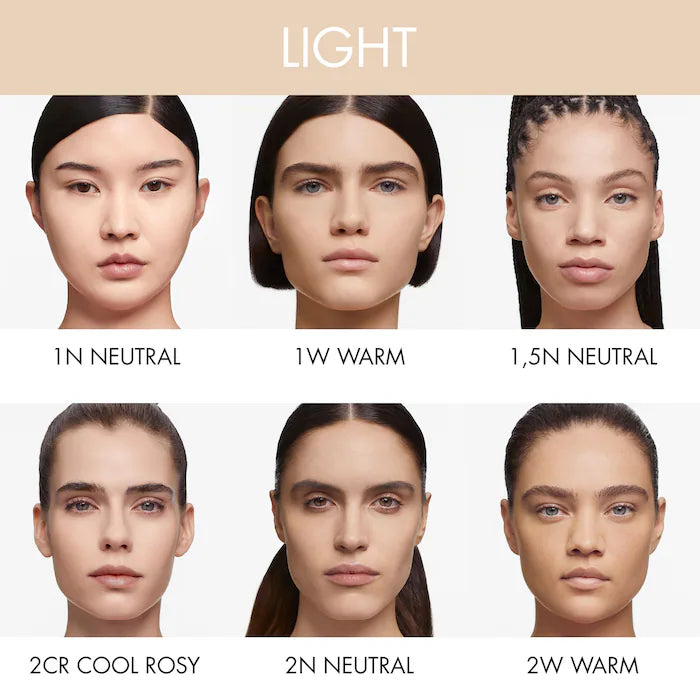 2 W Warm - light skin with golden undertones