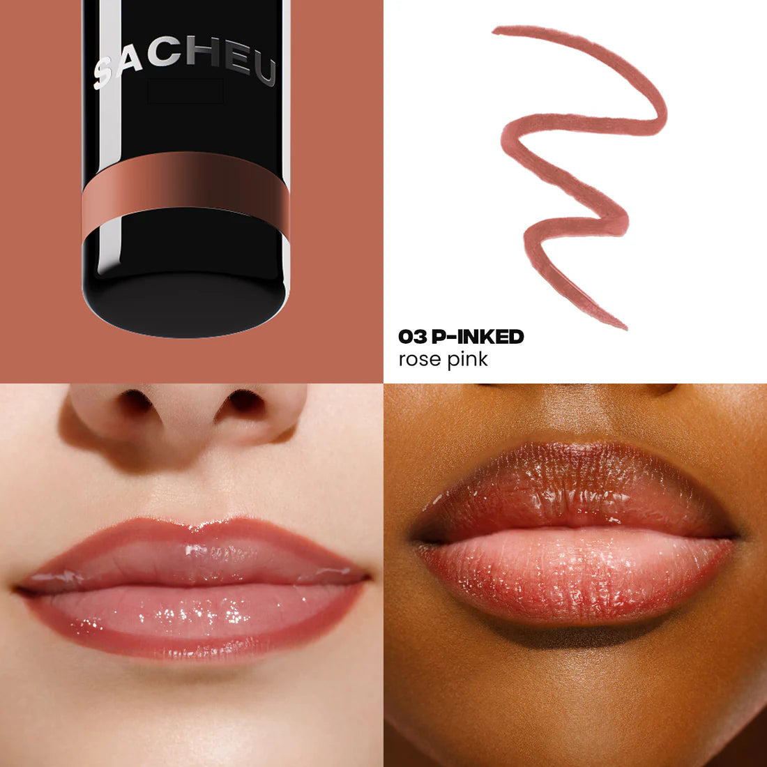 Sacheu Beauty Lip Liner Stay-n Peel Off Lip Liner